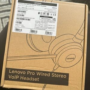 Lenovo Pro Wired Stereo VoIP Headset - certified for Microsoft Teams